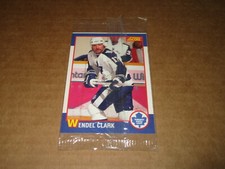1991-92 Kellogg's NHL Hockey, Two-Card Unopened Pack WENDEL CLARK ROB BLAKE