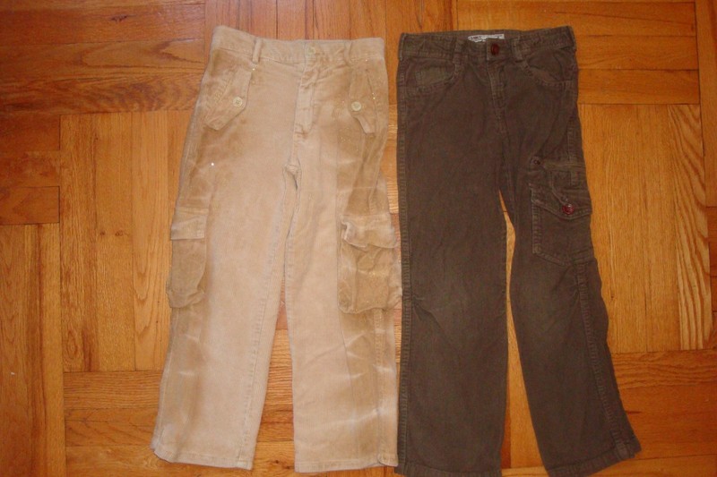 2 pc lot sz 6 Zara & Silvana Cirri corduroy pants designer boutique