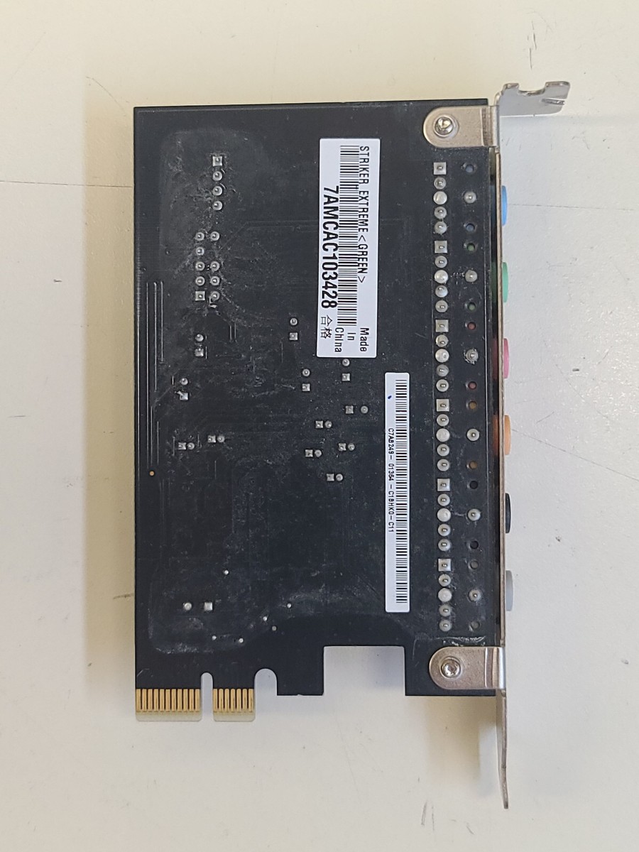 Asus SUPREME-FX REV:1.04G 7.1 Channel Sound Card TESTED | eBay