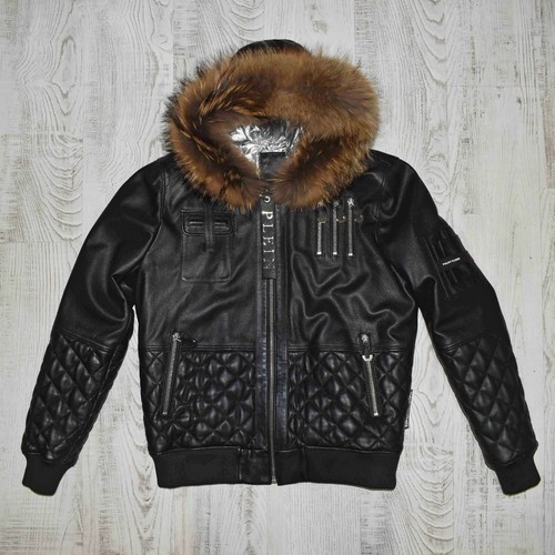 Philipp Plein Real Raccoon Fur Hooded 