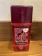VICTORIA'S SECRET PINK WITH A SPLASH BODY MIST - LOVELY  TRUE - 98 FULL