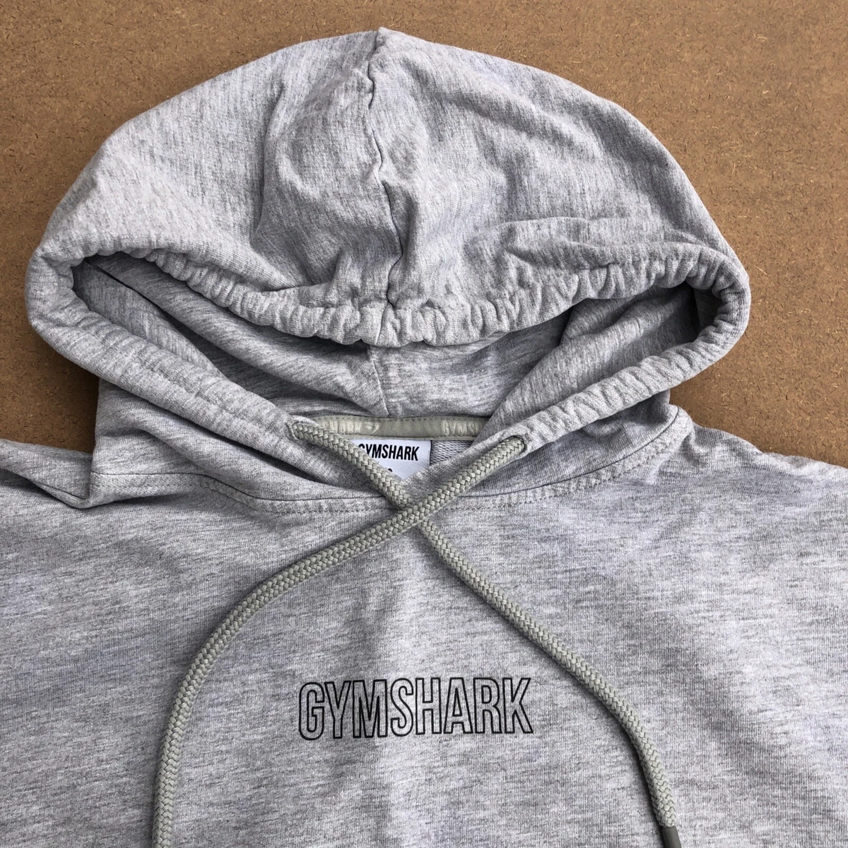 Grey top gymshark hoodie