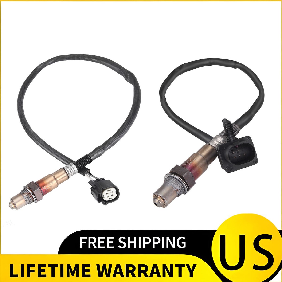2Pcs Oxygen Sensor For Lincoln MKZ 2.0L L4 Turbocharged 2013 2014