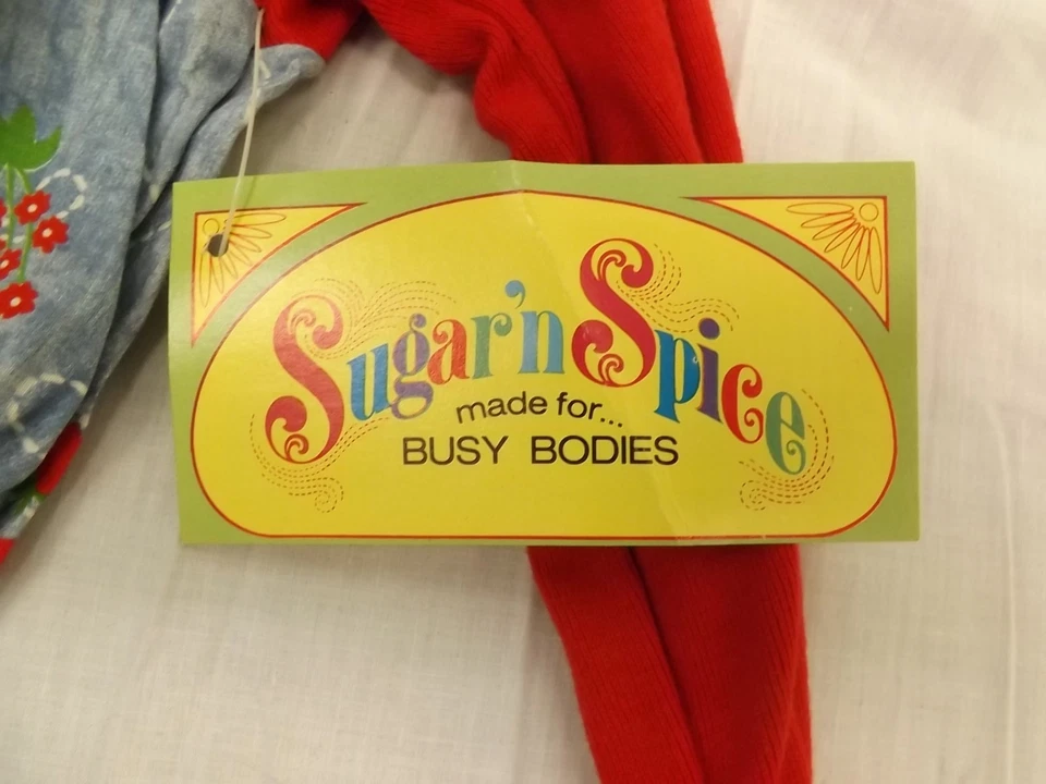 Vtg 1970s NEW NWT Whimsy Cat Floral Cotton Cropped Length Long Sleeve Top Sz 12 - Image 4 of 4