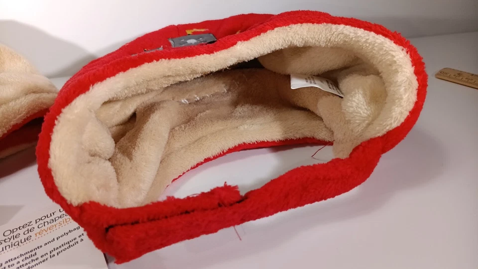 FlapJack Kids Baby Toddler Reversible Fleece Owl Pirate Ship Winter Hat 2 avail - Image 4 of 4