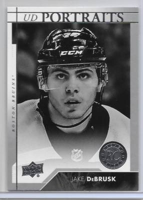 JAKE DeBRUSK 2017-18 UD #2 UD PORTRAITS SP INSERT RC/CANADA/CANUCKS