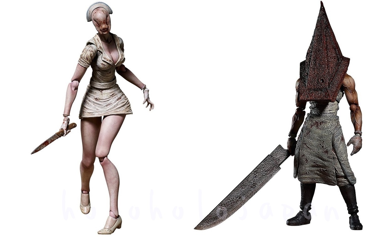 figma SILENT HILL 2 Bubble head Nurse / Red pyramid thing action