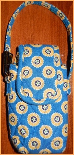 VERA BRADLEY CELL PHONE, CREDIT CARD, CIGARETTE CASE HOLDER
