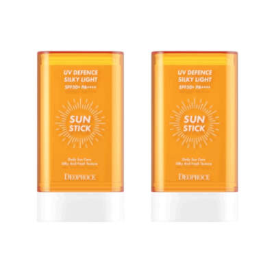 Deoproce UV Defence Silky Light Sun Stick SPF50+ PA++++ 19g*2Pcs / FREE SHIPPING