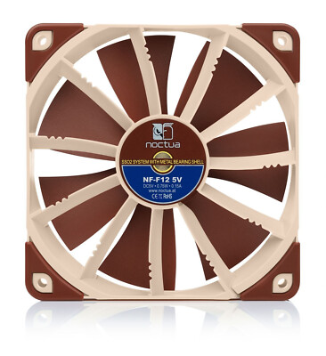 Noctua NF-F12 5V Lüfter - 120mm Gehäuse Kühler Fan mit ultra leisem SSO2 Lager !