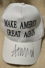 DONALD TRUMP AUTOGRAPHED AUTO SIGNED TRUMP BASEBALL HAT w/ COA MAGA HAND SIGNED