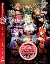 Seven Mortal Sins Nanatsu no Taizai TV  ONA Anime DVD English Dub Free Ship