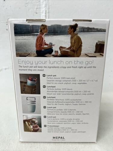 XP17 - Mepal Ellipse 500 + 200ml Lunchbox - Black Edition - Pot - Dose - Mittag - Bild 3 von 3