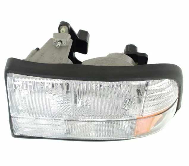 Faro halógeno izquierdo del conductor sin luz antiniebla para 1998 1999 2000 2001 GMC Jimmy Foto 4 de 4