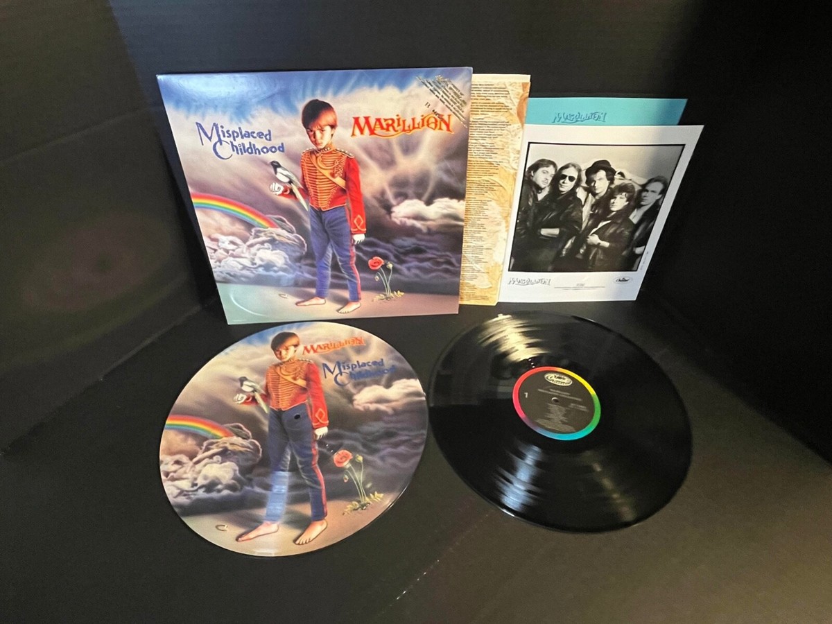 MARILLION MISPLACED CHILDHOOD 2 LP SET WITH PICTURE DISC GOLD
