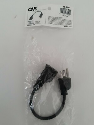 10 Inch QVS PP-ADPT OutletSaver AC Power Adapter PP-ADPT