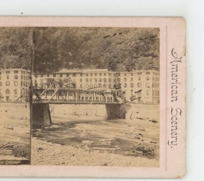 Mansion House Mauch Chunk PA Pennsylvania Webster & Albee Stereoview