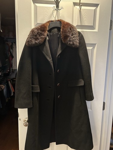 REGENCY CASHMERE FUR COAT ~ New York~London~ 43” Long ~ SIZE SMALL/MEDIUM ~LINED - Picture 3 of 9