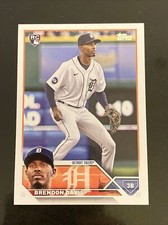 2023 Topps Series 2 Brendon Davis #494 Detroit Tigers Rookie Card
