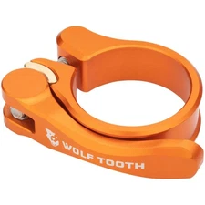 Wolf Tooth Components Quick Release Seatpost Clamp - 34.9mm, Orange SC-35-ORG-QR