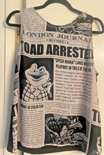 Mr Toad RED BUBBLE Nylon Cotton Tank Comfy Tank Adult XL RARE