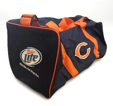 Chicago Bears Miller Lite Duffel Bag With Shoulder Strap NFL Gym Overnight
