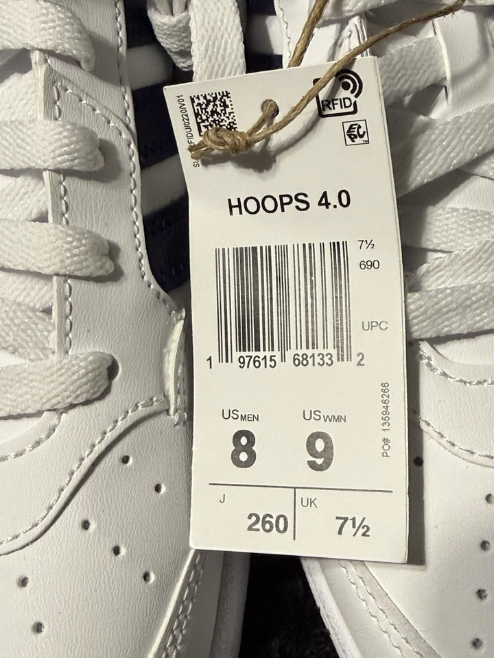 Adidas Hoops 4.0, (8 Men/10 Women), NWT in Box - Image 4 of 4