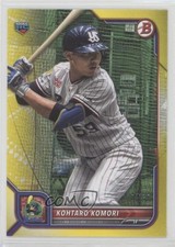 2022 Bowman NPB Nippon Professional Baseball Yellow /150 Kohtaro Komori #62 00cp
