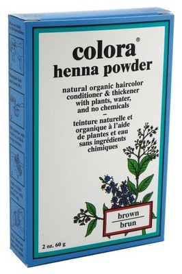 (3 PACK) Colora Henna Powder Hair Color Brown 2oz
