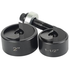 AMZCNC Manual Knockout Punch Driver Kit for 1-1/2 inch to 2 inch Electrical C...