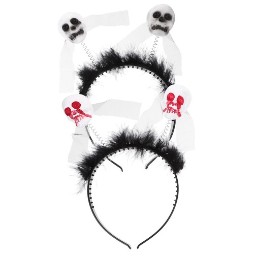 2 Pcs Ghost Headband Child Halloween Novelty Headpiece Costume Headbands Adult - Picture 12 of 12