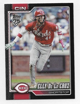 2026 Topps Black Border #150 Elly De La Cruz /75 *creased corner see description