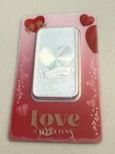 2024 Pamp Love is Precious Heart Holographic 50 Gram Silver Bar - In Assay