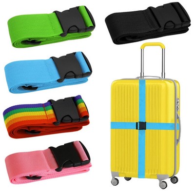 Adjustable strong additional security travel suitcase luggage straps tie-down st