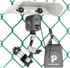 Fence Mount for Mevo Start, GoPro, Phones, Comes with Shade and Carrying Pouc...