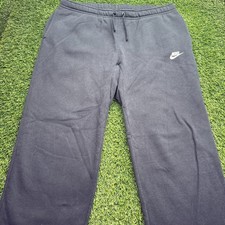 Nike Fleece Sweatpants Mens XL Black Cotton Casual
