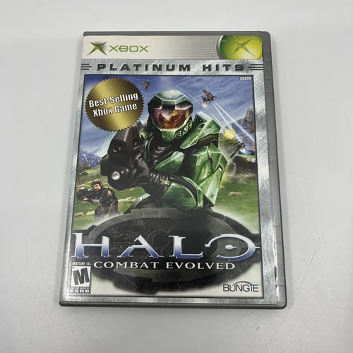 Halo Combat Evolved (XBOX) Complete Platinum Hits Mature Bungie Game