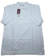 Cutter & Buck Men’s White XXL • Style MCK08984 • NWT Short Sleeve Golf Shirt
