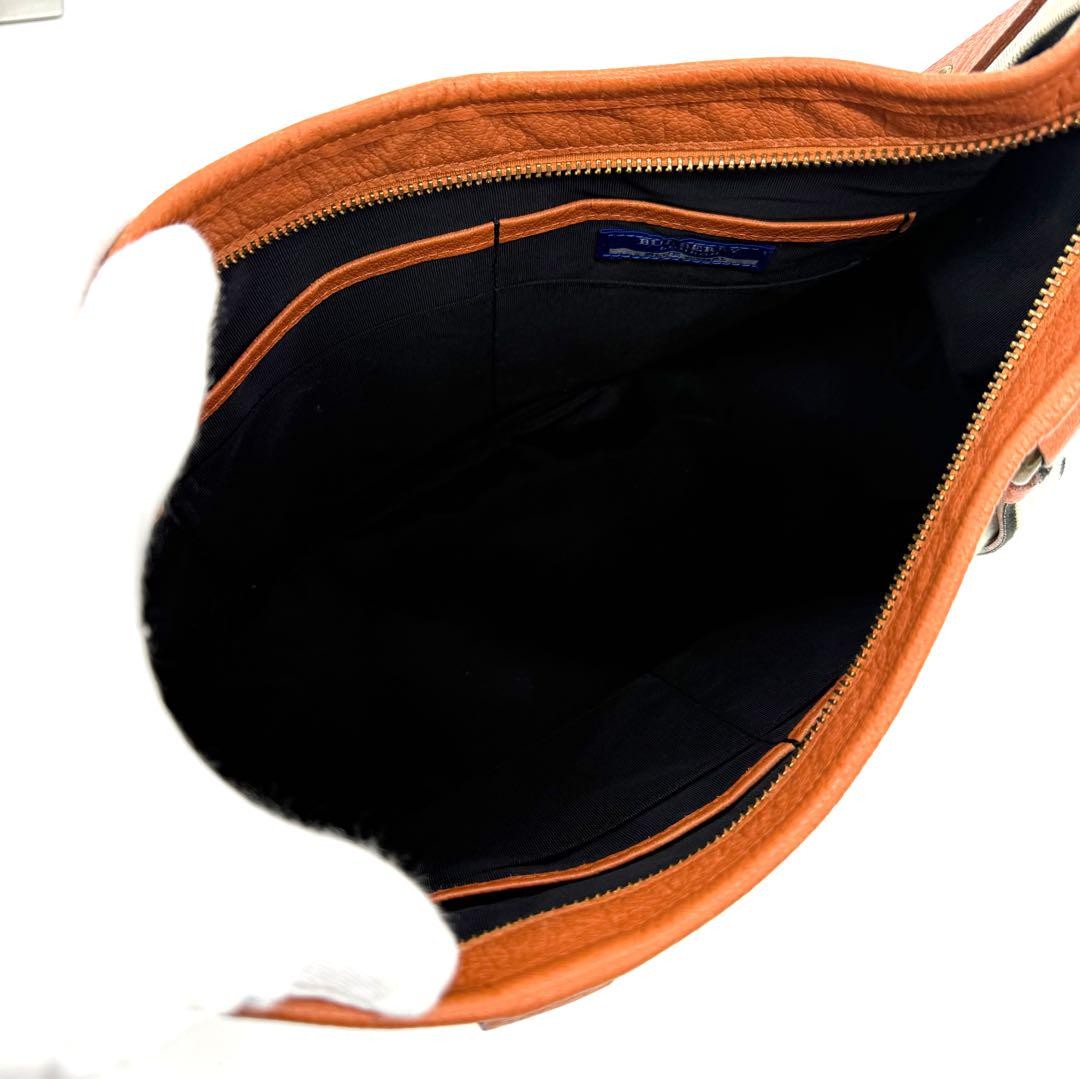 バッグ BURBERRY BLUE LABEL Hobo Horse Logo Vhtf Burberry Blue Label Shoulder Bag Hobo Horse Logo Women