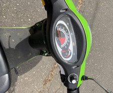 E-wheels 3-Wheeled Electric Green Mobility Scooter w/ Side Mirrors Headrest and