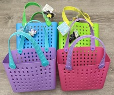  NEW Easter Mini Bogg Bag Dupe w/ Charms Pick your color Same Day Shipping