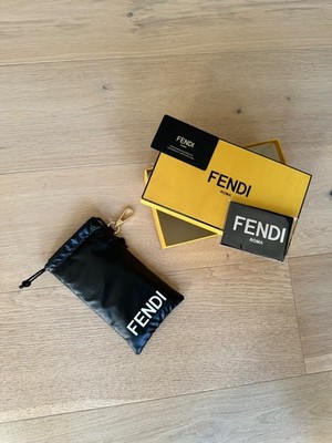 NEW Authentic Fendi Roma Sunglass Eyeglasses Box & Soft Case Pouch