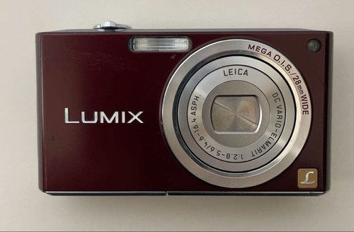 Panasonic DMC FX33 Digital Camera Compact LEICA Lens Brown Ready to Use