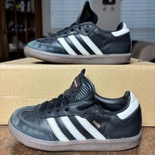 Adidas Samba Classic Shoes Kids Size 13 Black Gum Casual Athletic Gym Sneakers