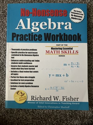 Mastering Essential Math Skills Ser.: No-Nonsense Algebra Practice ...