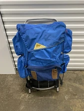 Vtg Kelty Blue External Frame Hiking Backpack  Day Pack Camping / Cascade Model