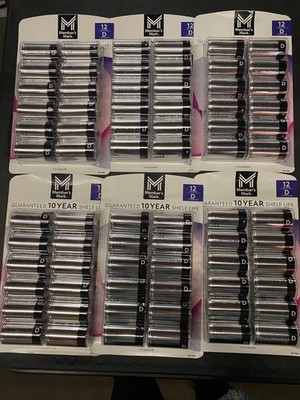 Lot of 6 Member's Mark Alkaline D Batteries (12 Pack) EXP: 12/2035