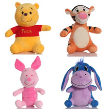 Disney Winnie The Pooh Plush Toys Soft Stuffed Kawaii Anime Doll 1 Random