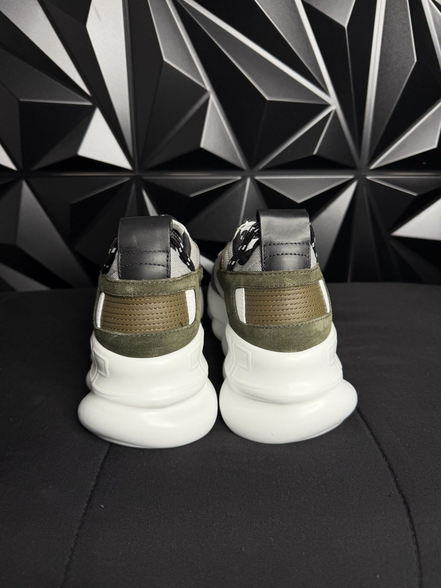 Size 40EU/7US - Versace Chain Reaction Grey NEW/RETAIL $1K! | eBay