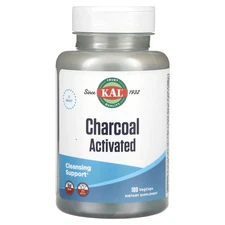 Charcoal Activated, 100 VegCaps (250 mg per VegCap)